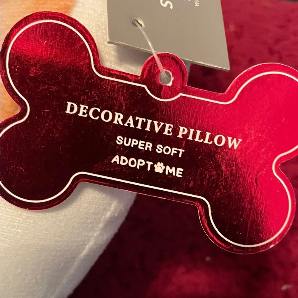 Corgi Shaped Dog Pillow - Brown and White